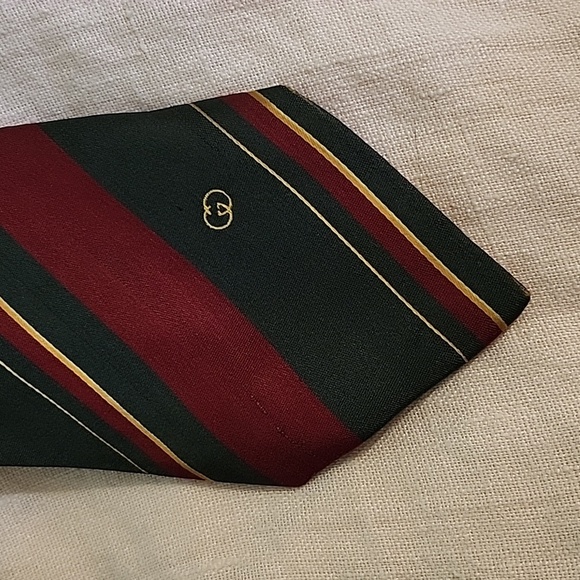 Gucci Vintage Tie silk - Picture 3 of 6